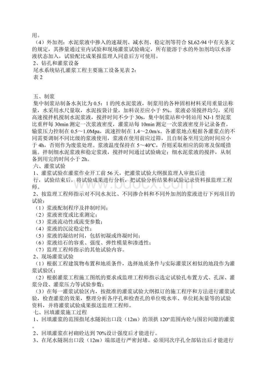 钻孔及灌浆施工方案.docx_第2页