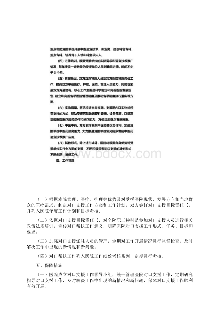 对口支援实施方案文件文档格式.docx_第2页