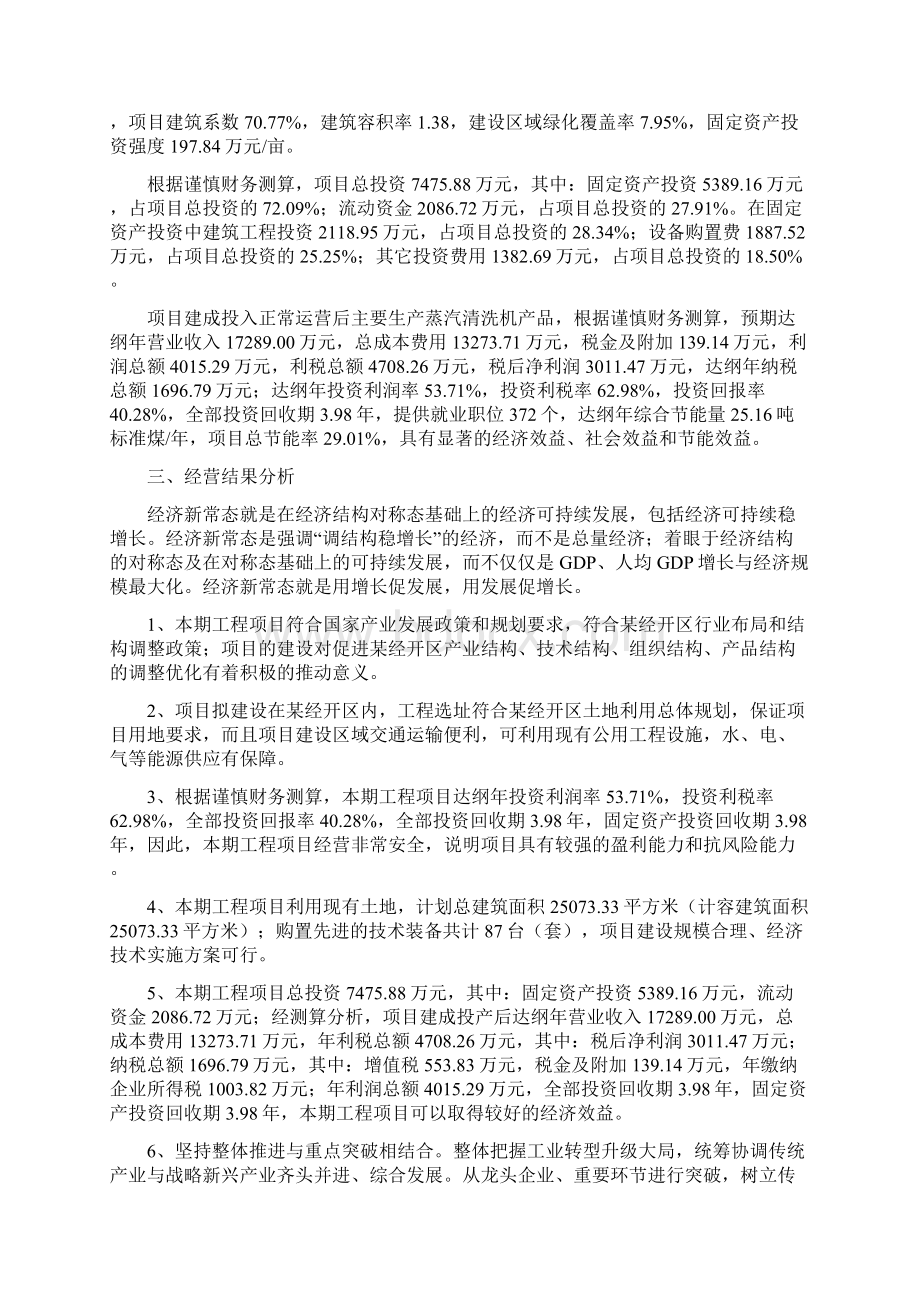 蒸汽清洗机项目工作总结汇报文档格式.docx_第2页