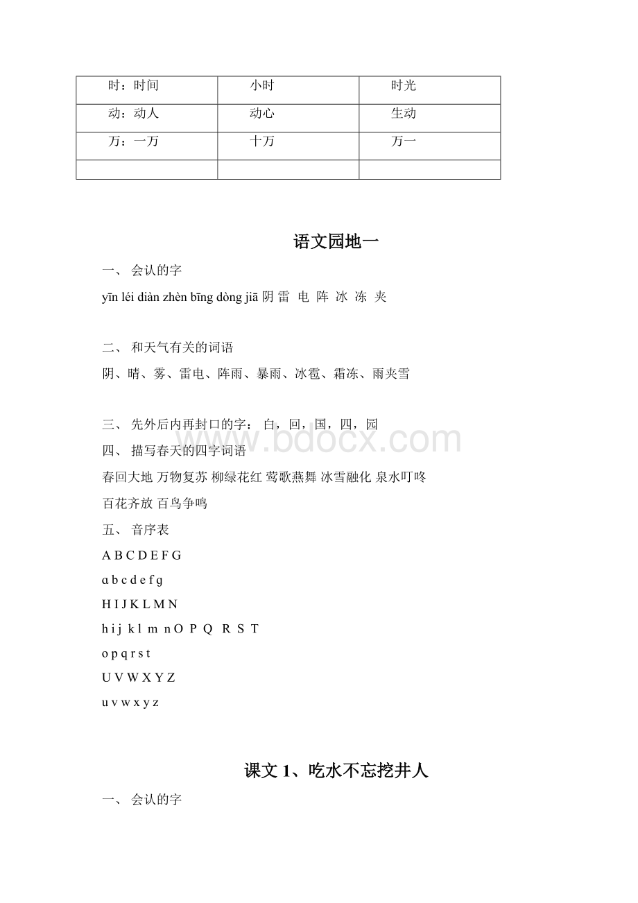 一年级下册生字表最新整理Word格式.docx_第3页