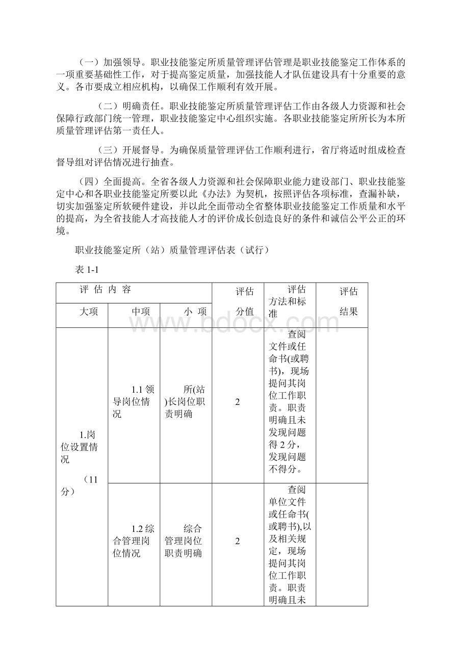 浙江省职业技能鉴定所站质量管理评估办法.docx_第2页