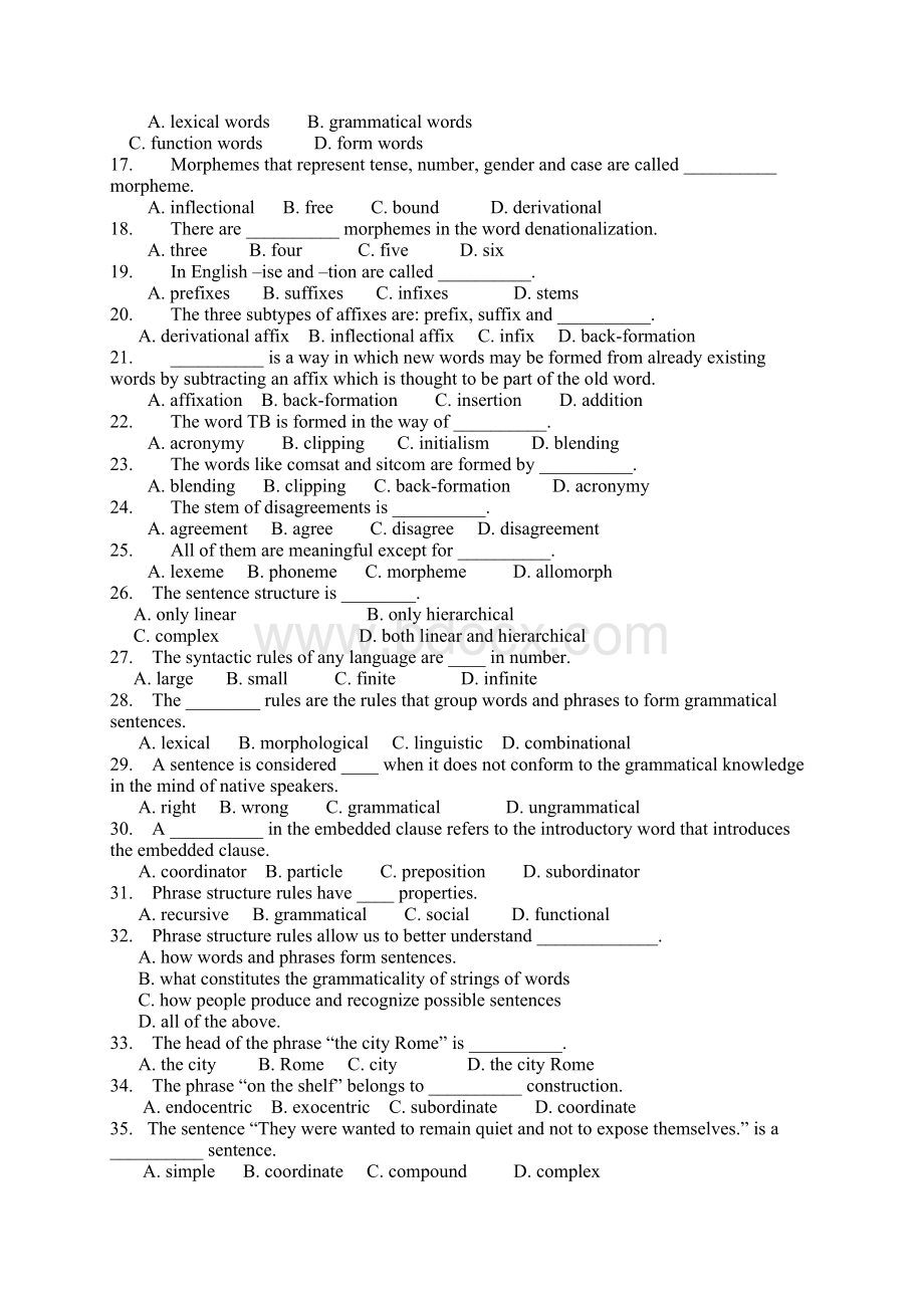 语言学复习题及答案Word格式文档下载.docx_第2页