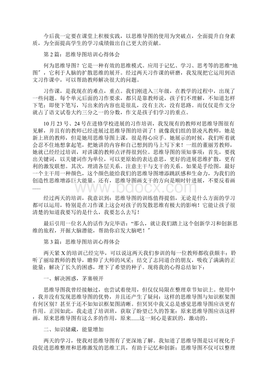 思维导图培训心得体会共6篇.docx_第2页