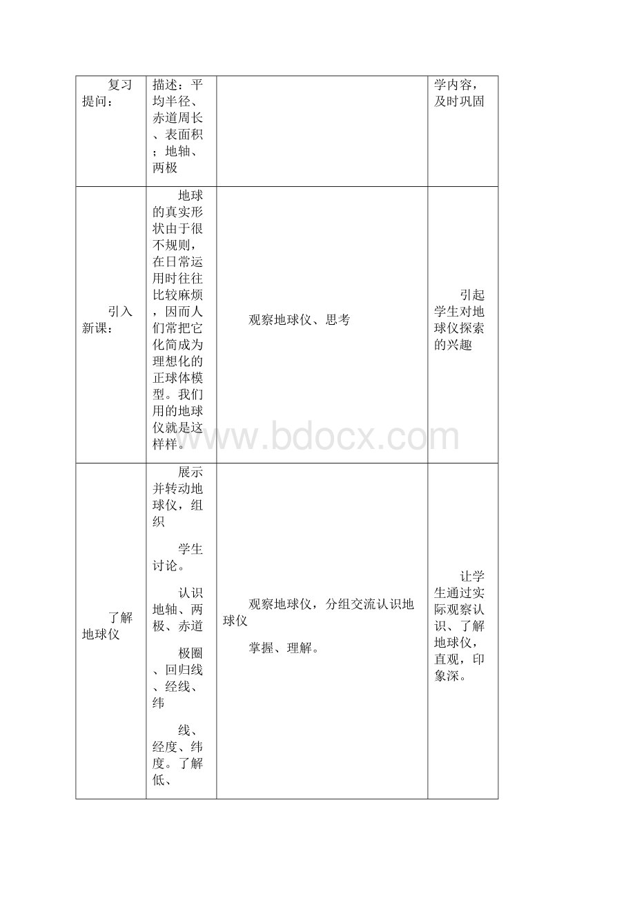 最新商务星球版七年级上册地理全册教案.docx_第3页