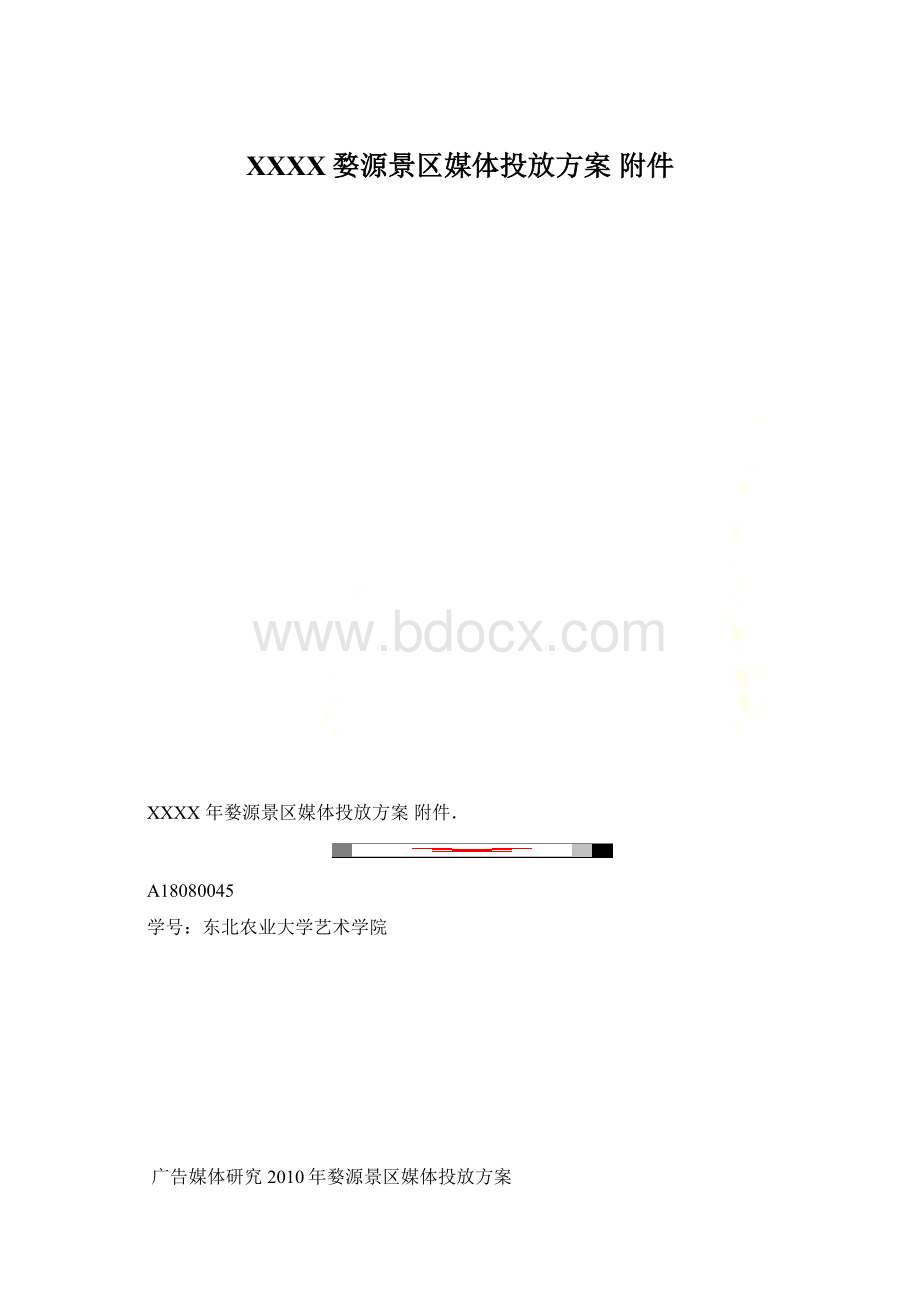 XXXX婺源景区媒体投放方案 附件.docx