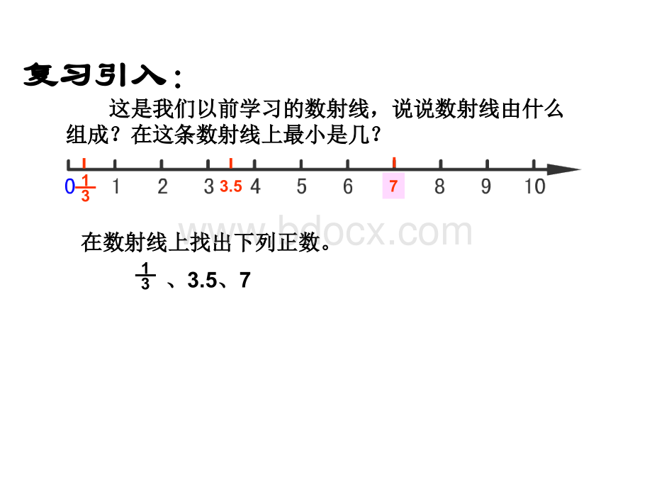 沪教版五年级数学下册《数轴》第一课时.ppt_第2页