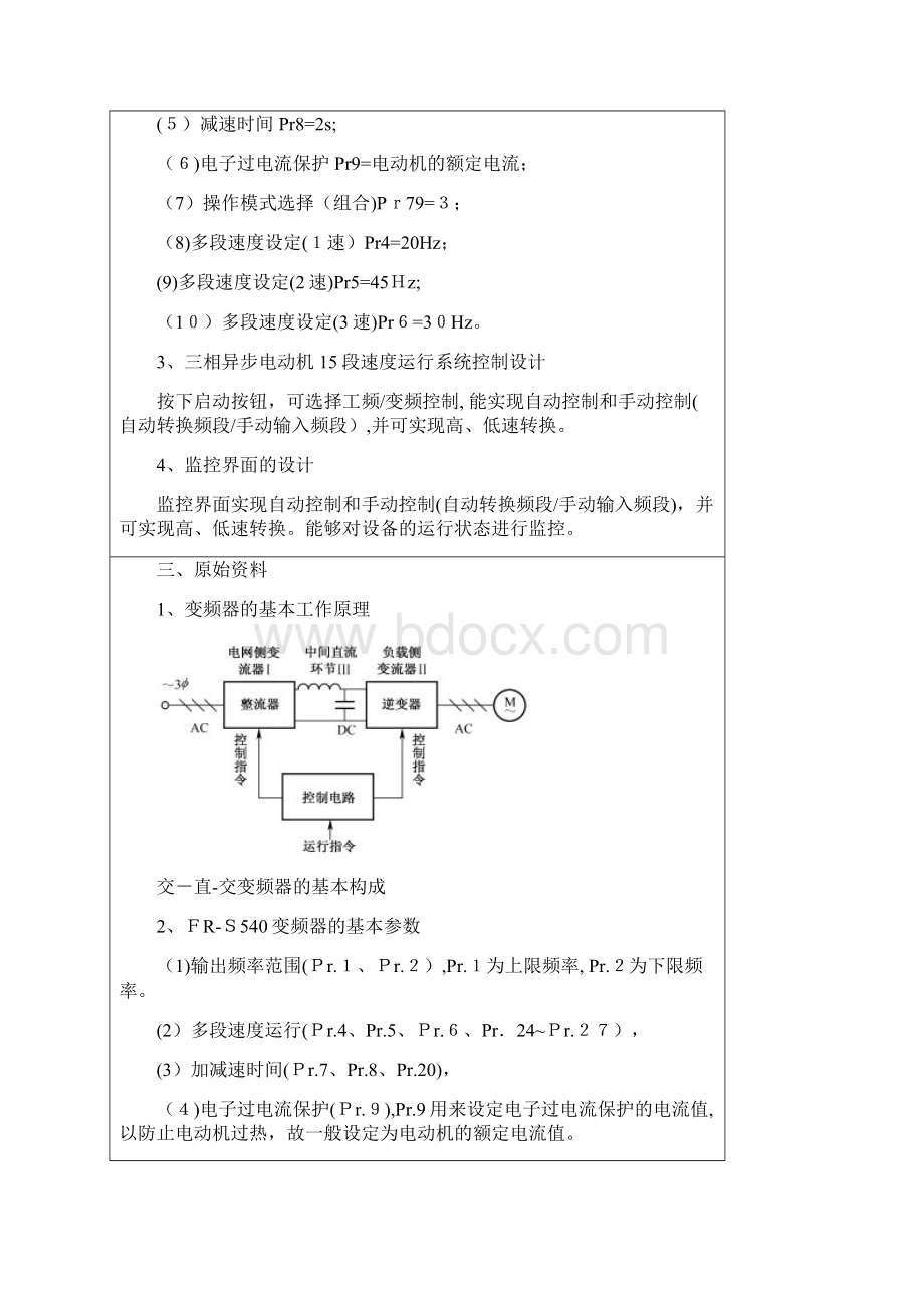 PLC在多段调速系统中的应用Word格式文档下载.docx_第2页