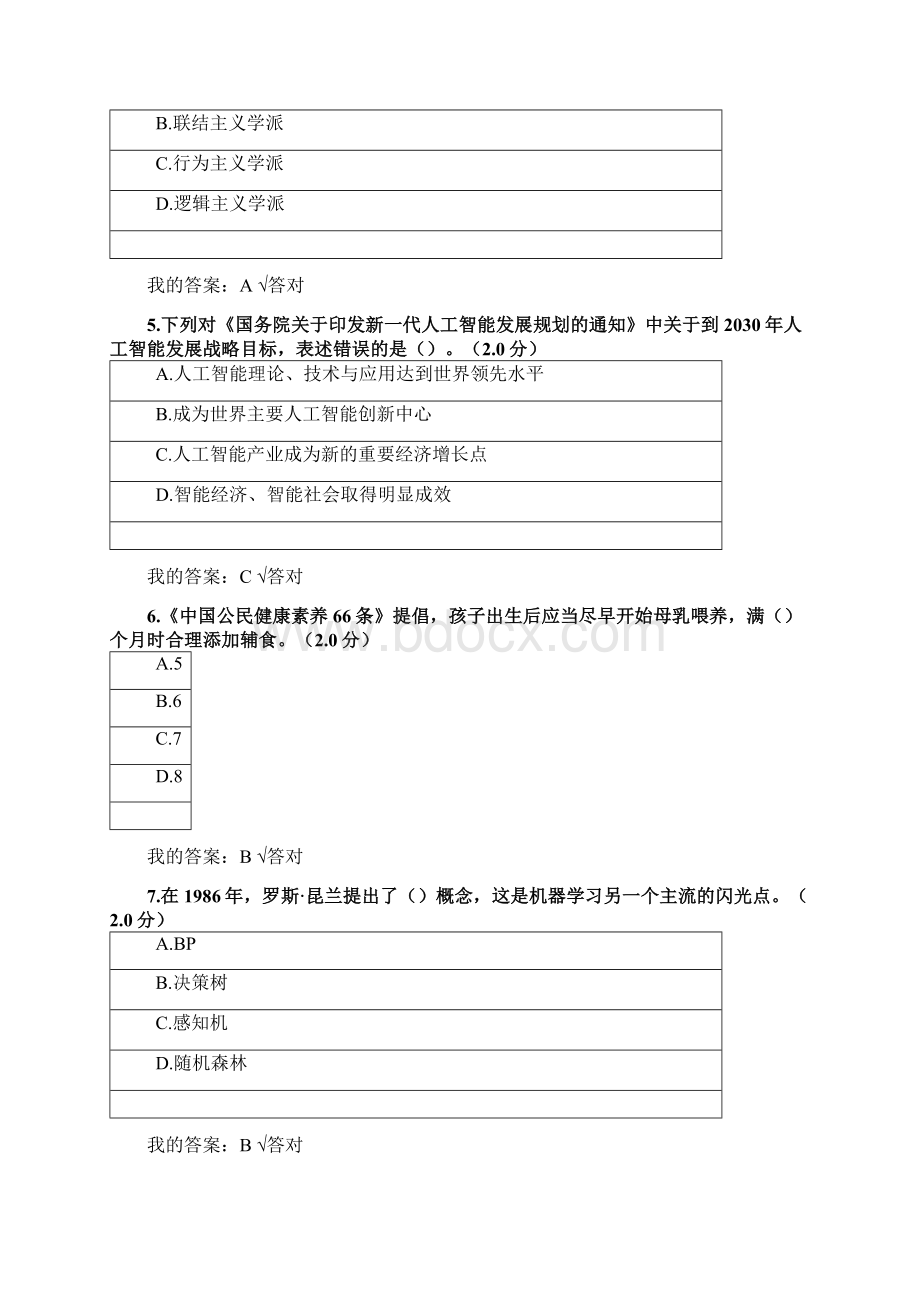 眉山市专业技术人员人工智能公需科考试3.docx_第2页