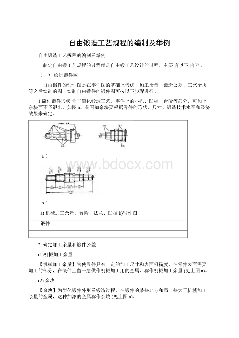 自由锻造工艺规程的编制及举例.docx_第1页