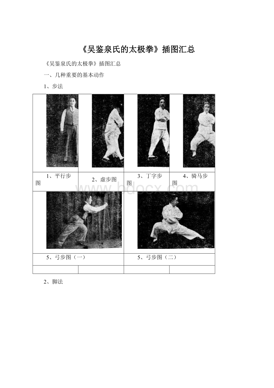 《吴鉴泉氏的太极拳》插图汇总Word下载.docx_第1页