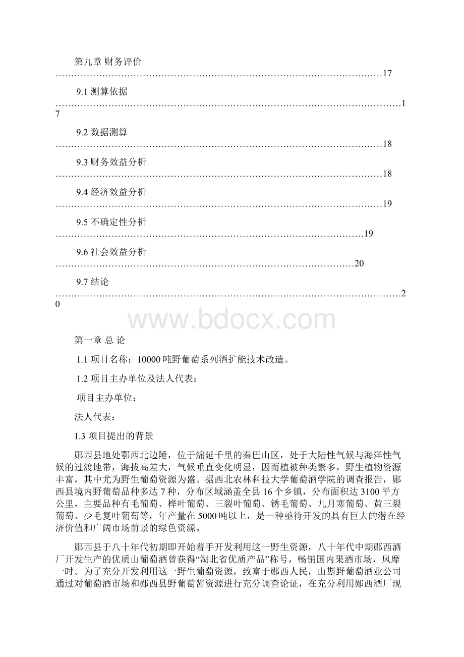 精编10000吨野葡萄系列酒扩能技术改造项目可行性研究报告.docx_第3页