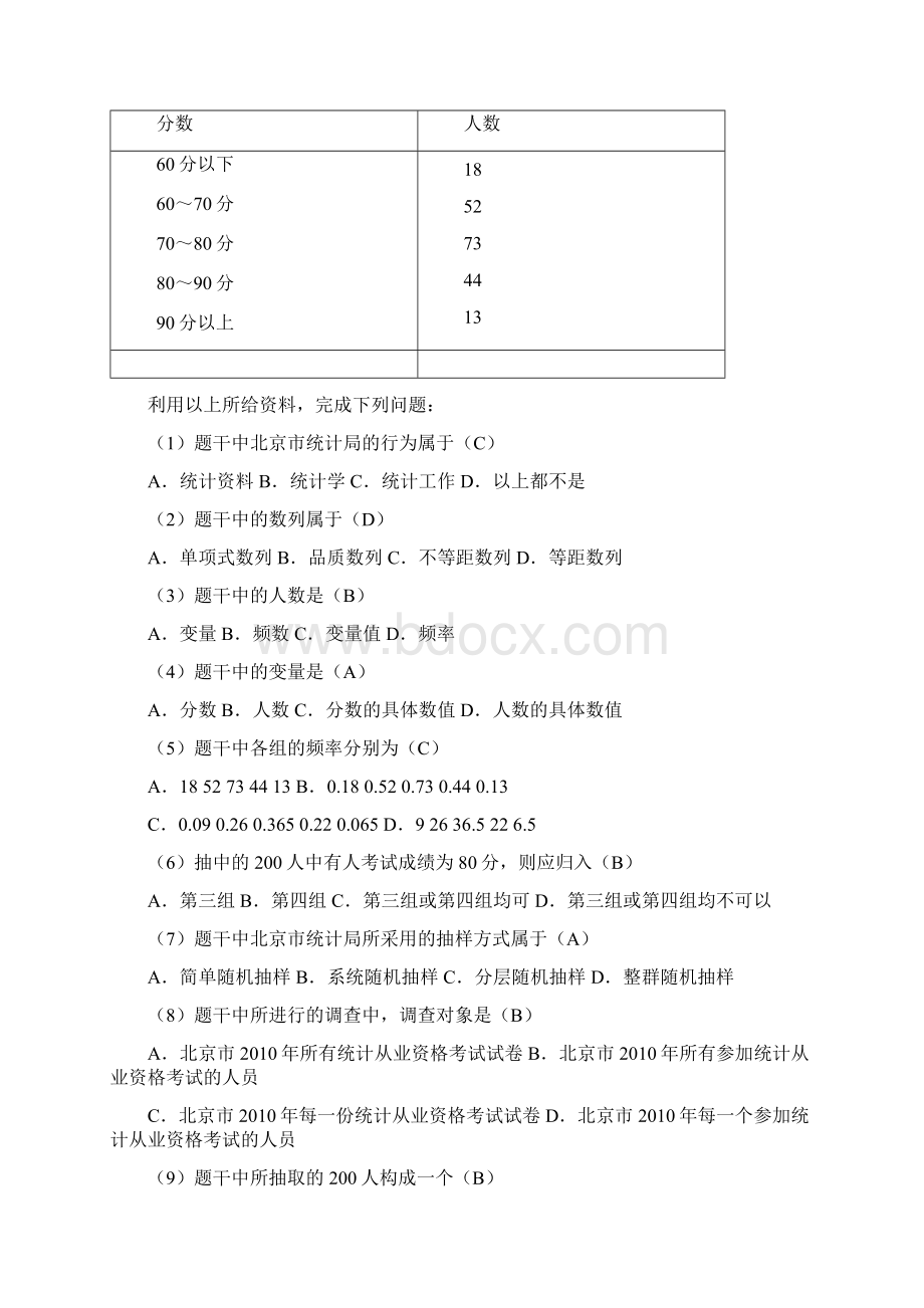 最新《统计基础知识与统计实务》综合分析题部分汇总.docx_第2页