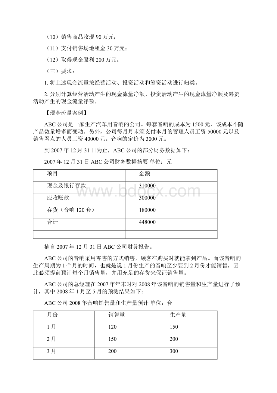 第七章现金流量练习题及案例含参考答案Word格式.docx_第2页