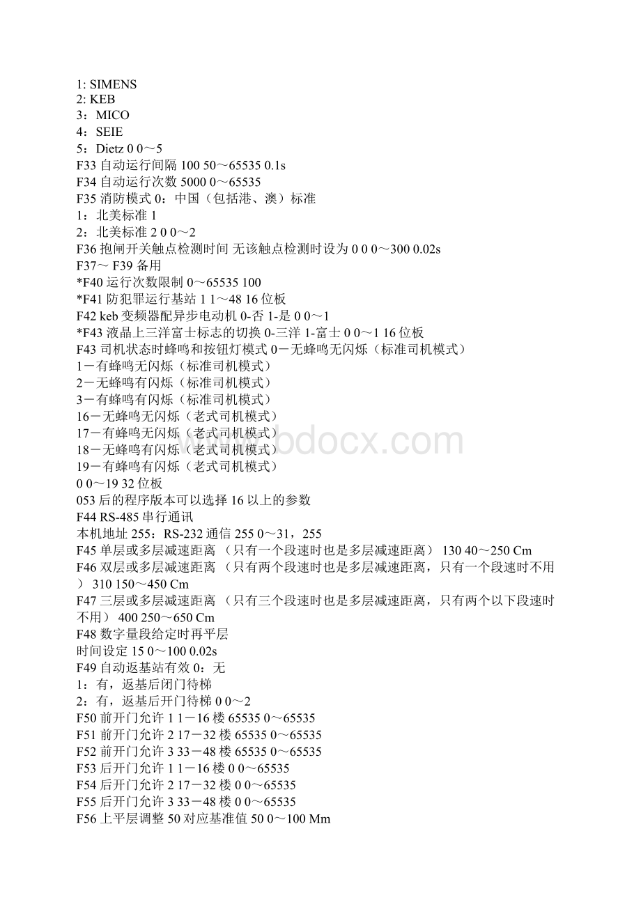 新时达F5021最新参数密码有效期设置故障码 1教材.docx_第3页