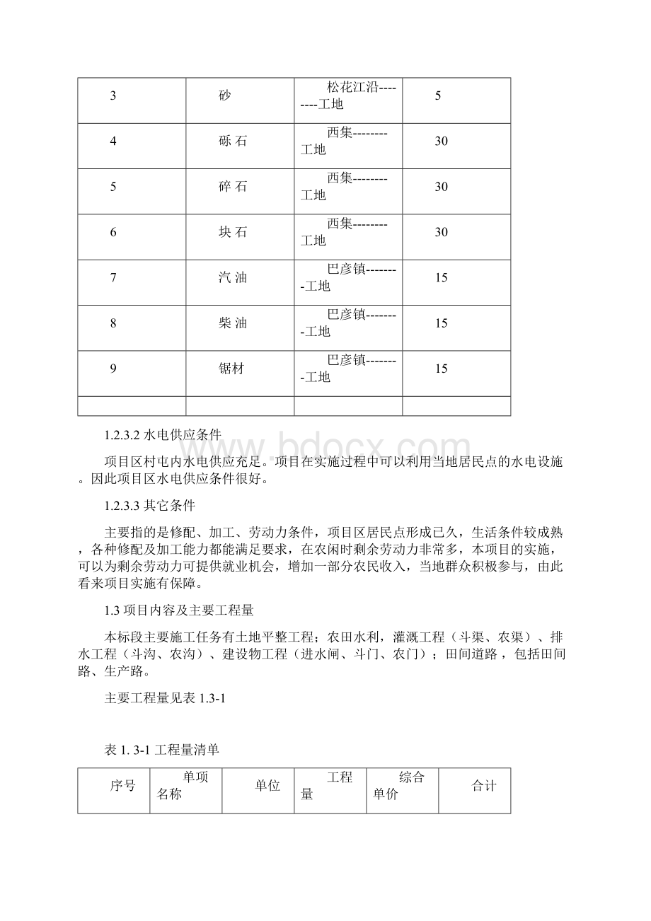 巴彦县富江乡土地整治重大工程项目施组设计大学论文.docx_第3页