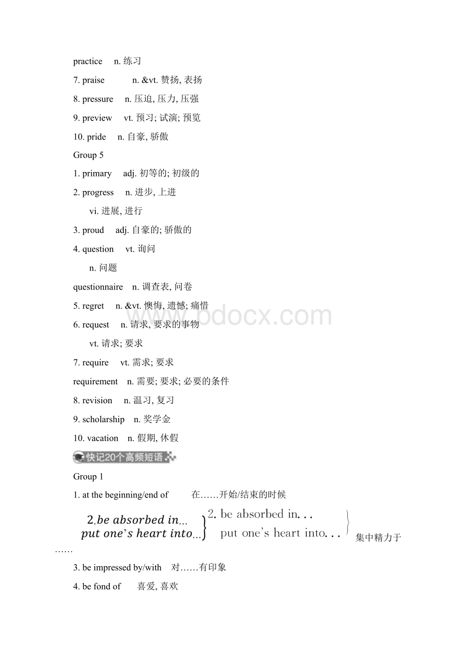 版高考英语黄冈经典话题素材晨背晚练五 精校Word版含答案.docx_第3页