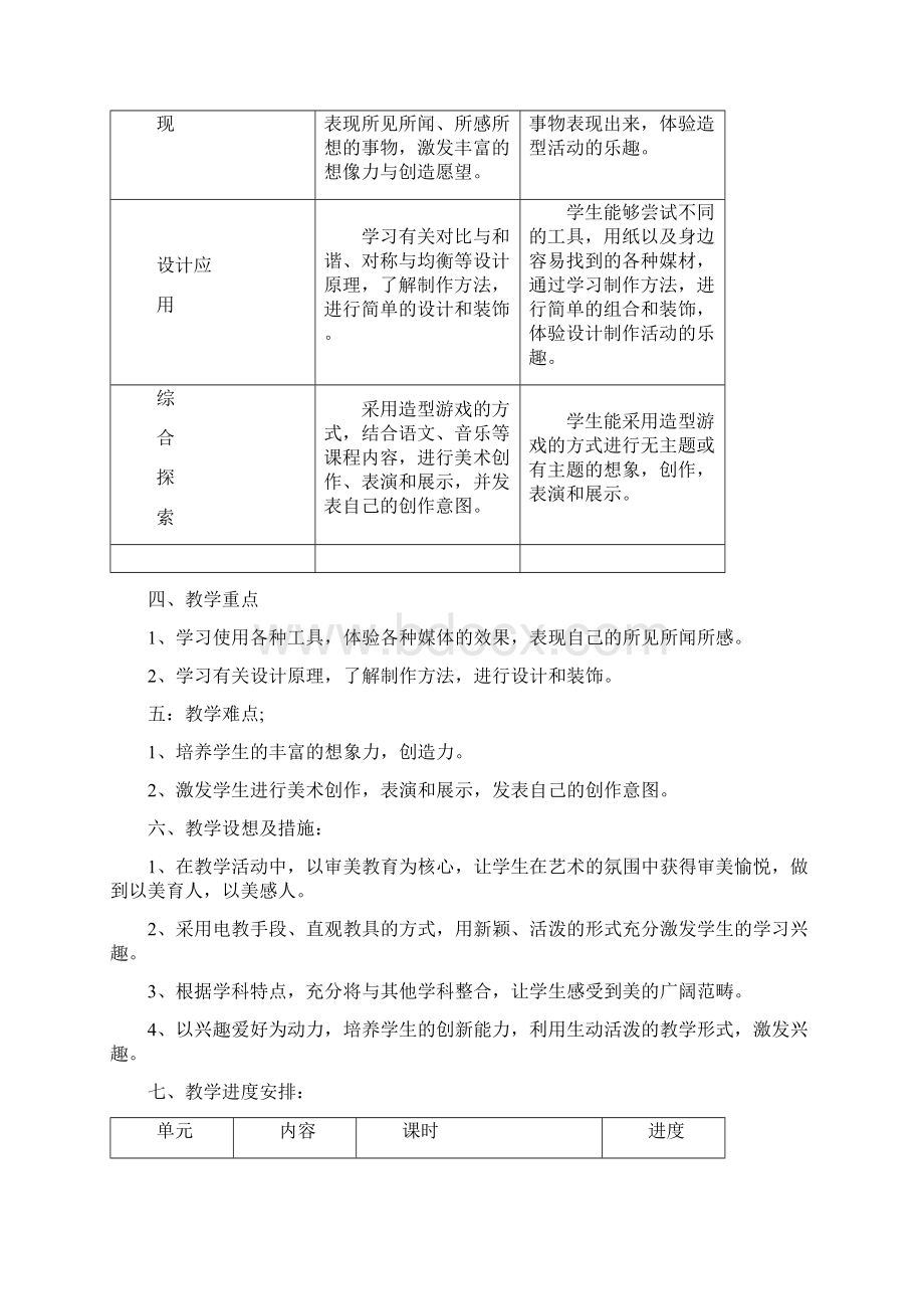 小学五年级上册美术教案全册精编版Word格式.docx_第2页