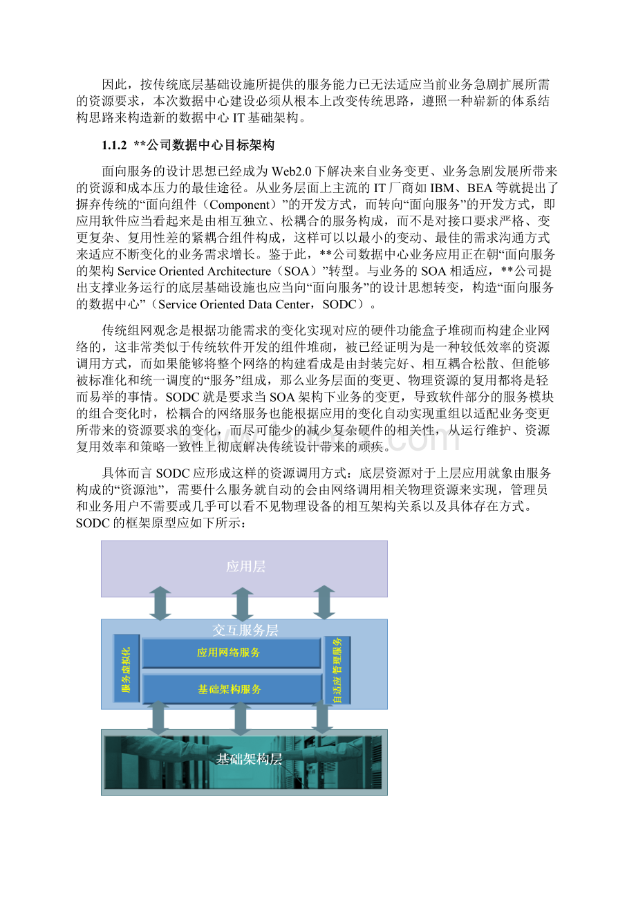 最新版大型企业数据中心建设项目解决方案 企业数据中心建设方案Word文件下载.docx_第2页