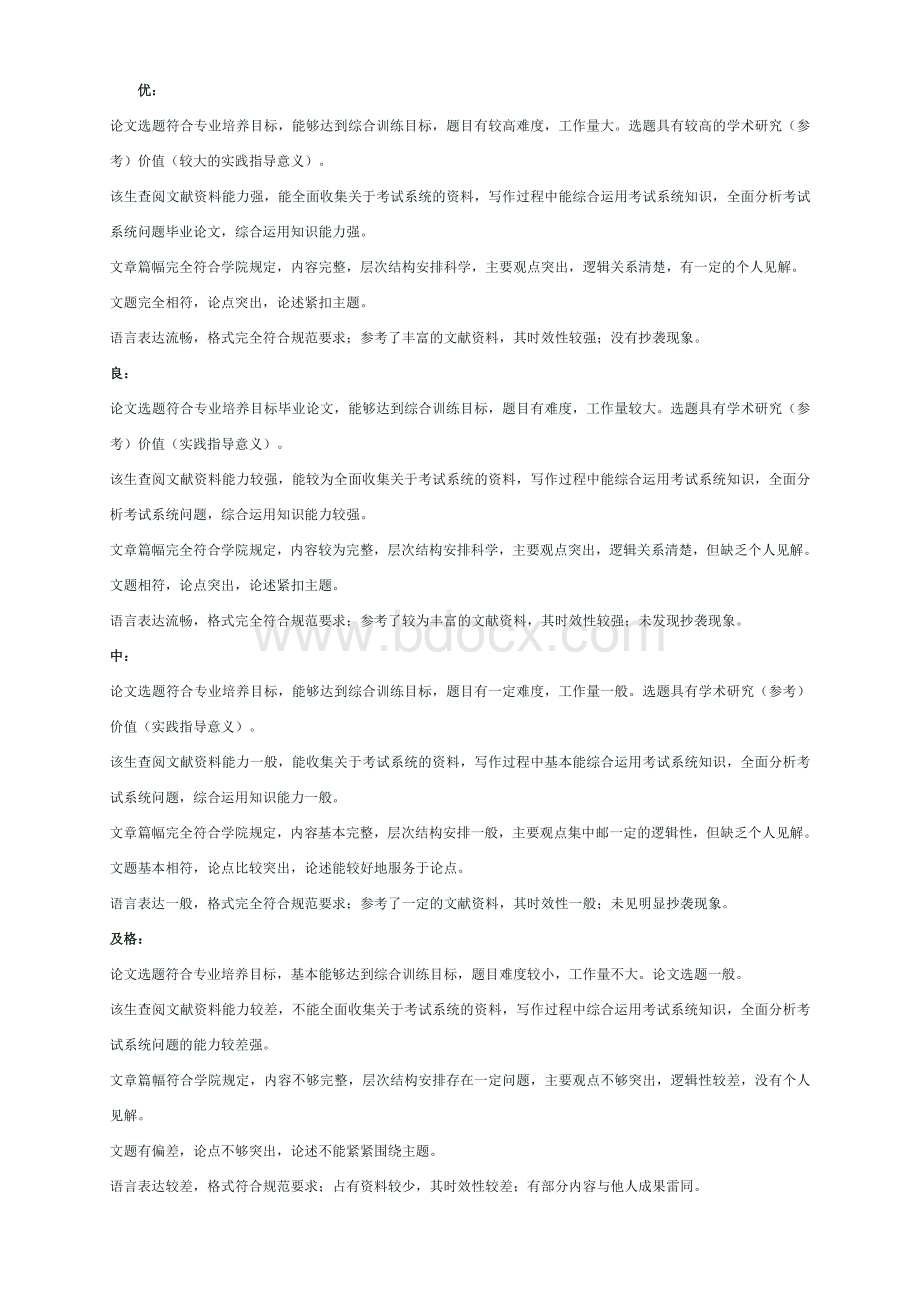 毕业设计指导教师、评阅教师及答辩委员会评语Word格式.doc_第2页