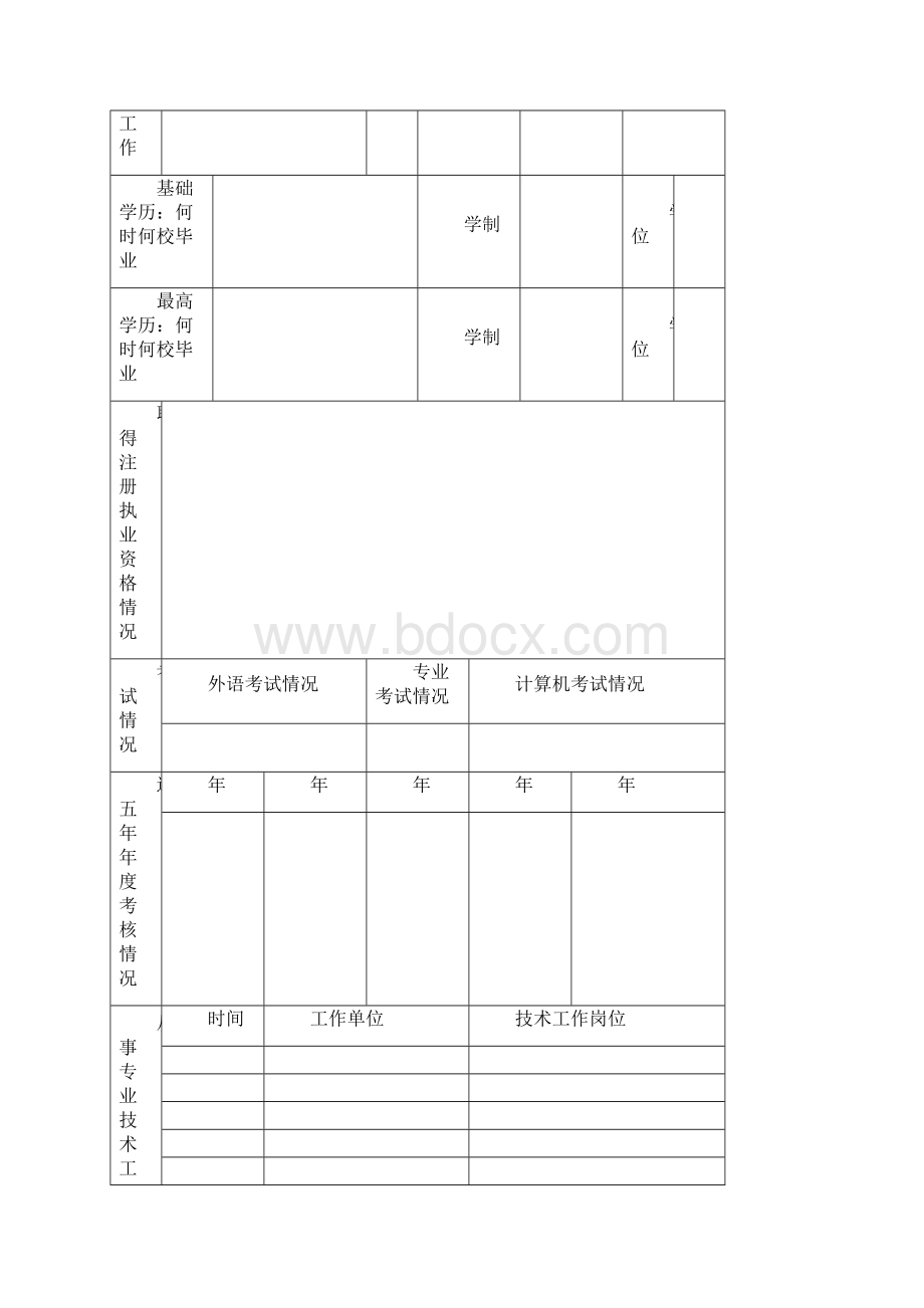 土建工程专业高级职称评审材料要求.docx_第3页