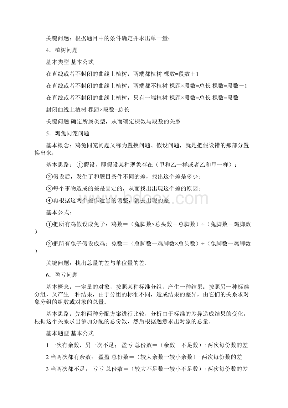 小学三年级奥数知识点归纳复习及分类例题练习Word文件下载.docx_第2页