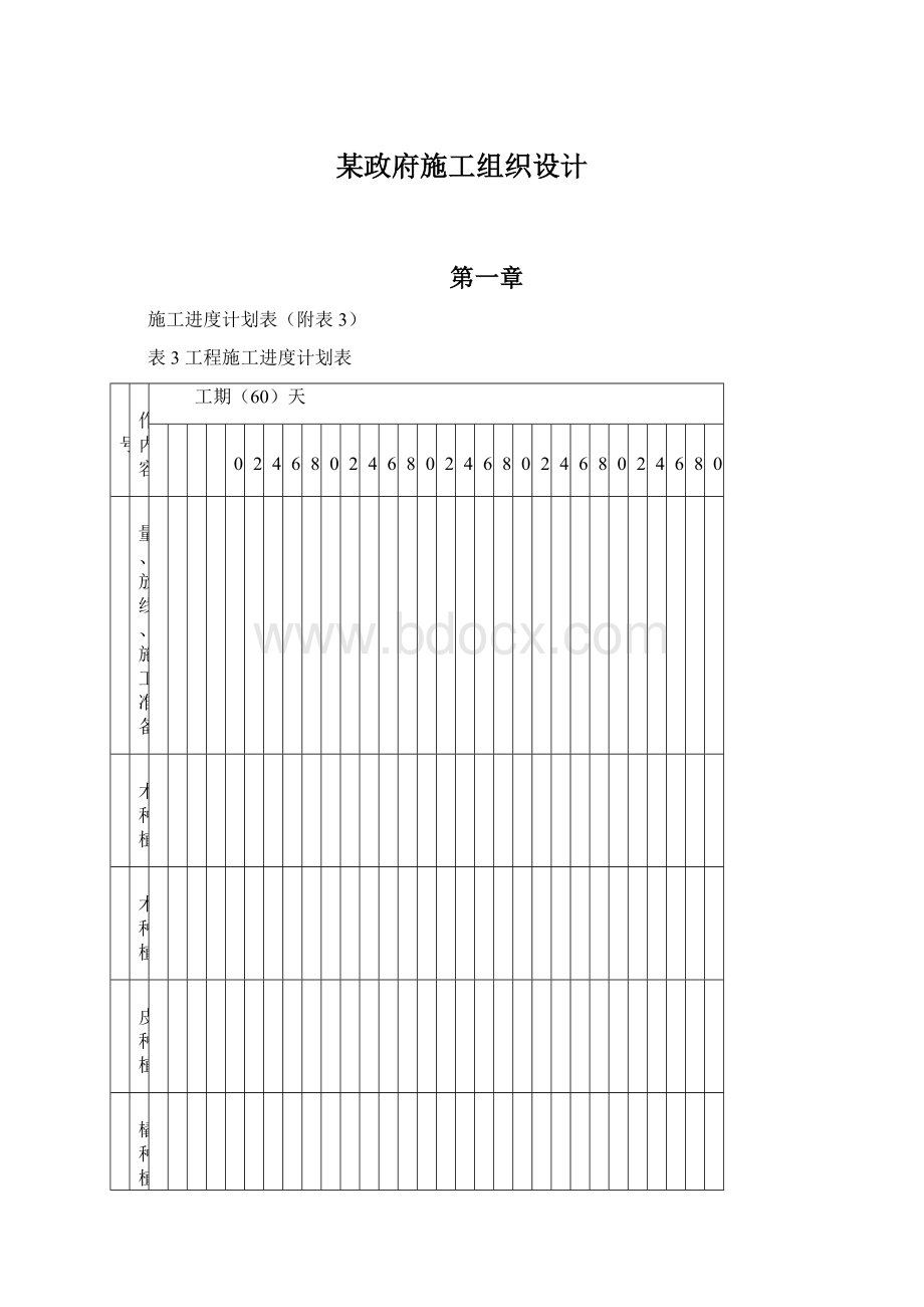 某政府施工组织设计Word文档格式.docx