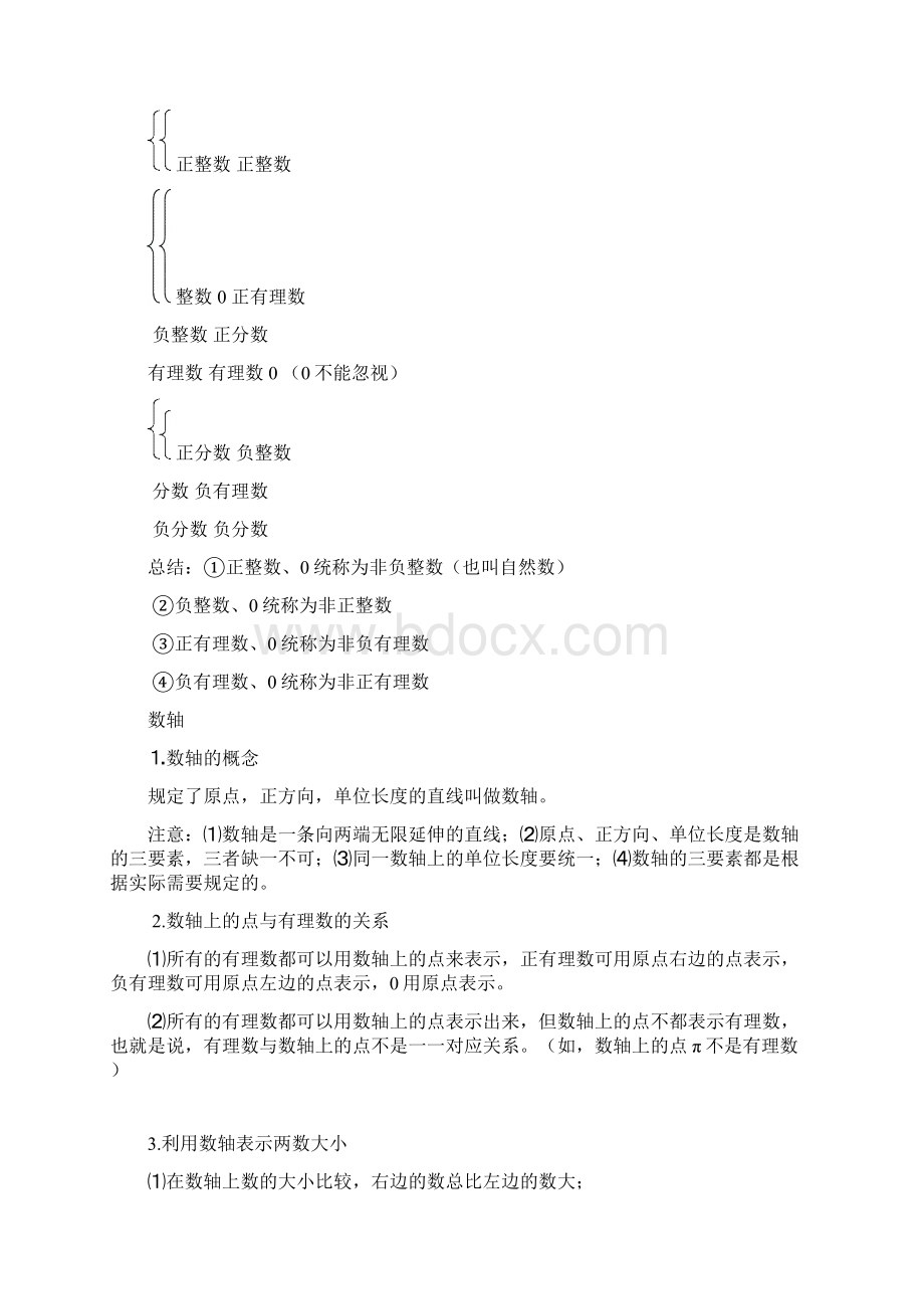 苏教版七年级上册数学知识点整理Word文档下载推荐.docx_第2页