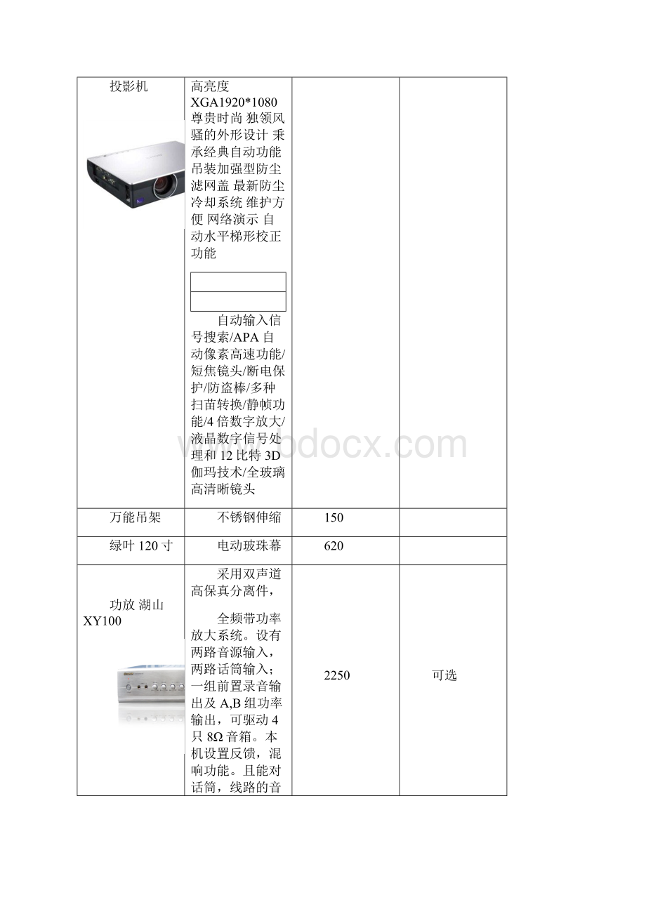 最新多媒体会议室方案新分解Word格式.docx_第3页