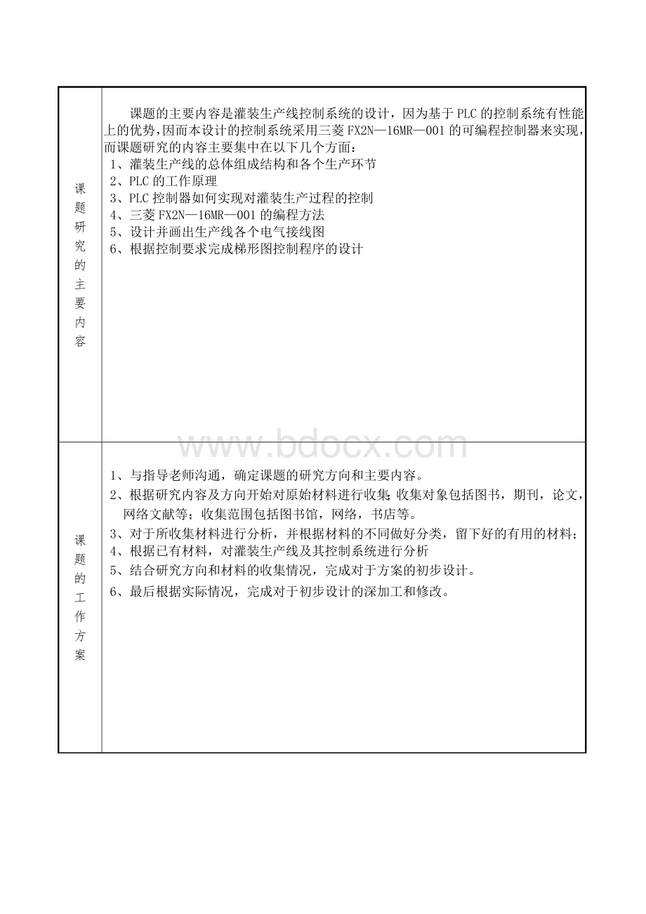 饮料灌装生产线电气系统设计开题报告.doc_第3页