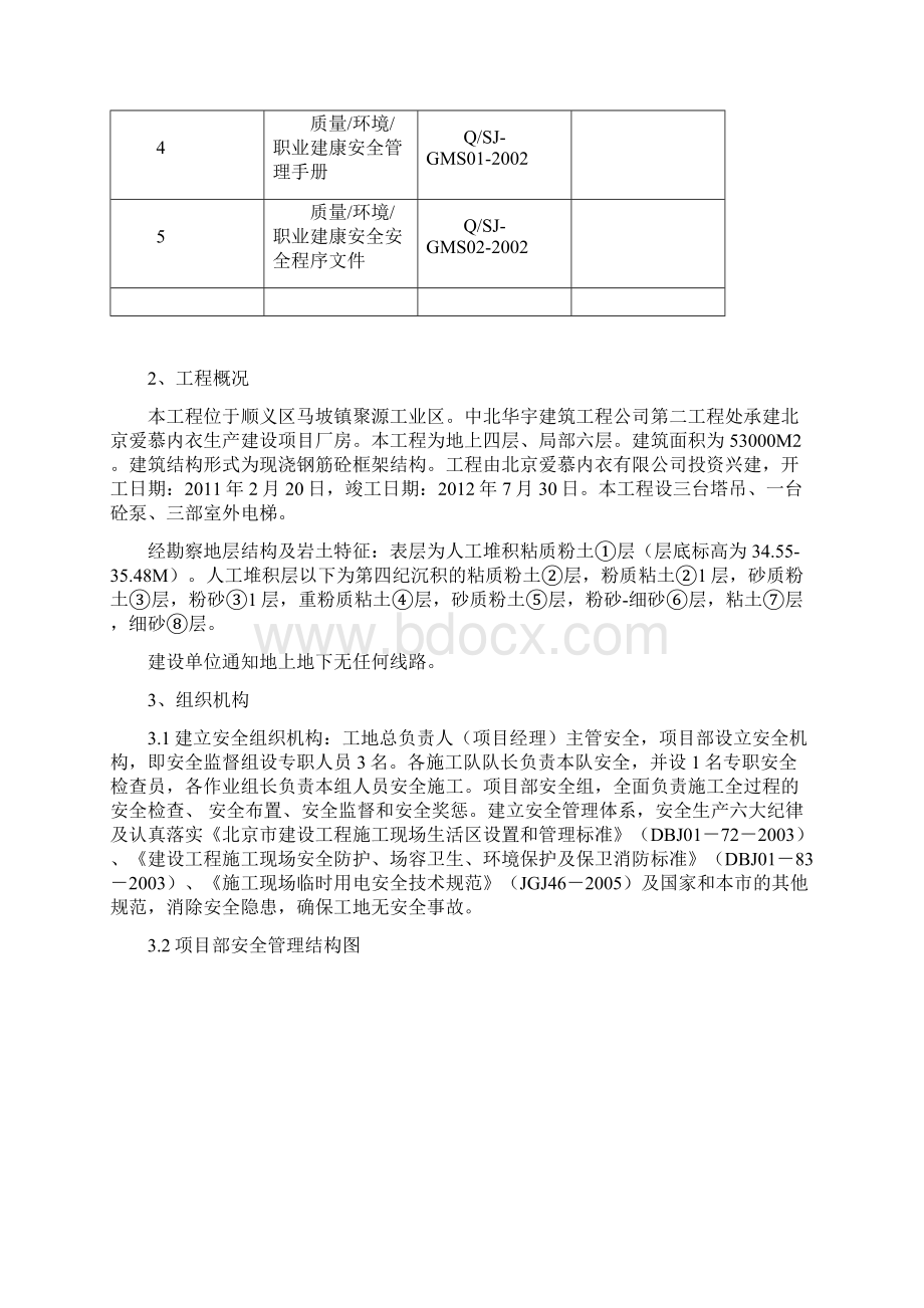 内衣生产建设项目厂房建筑专项安全施工方案Word文件下载.docx_第2页