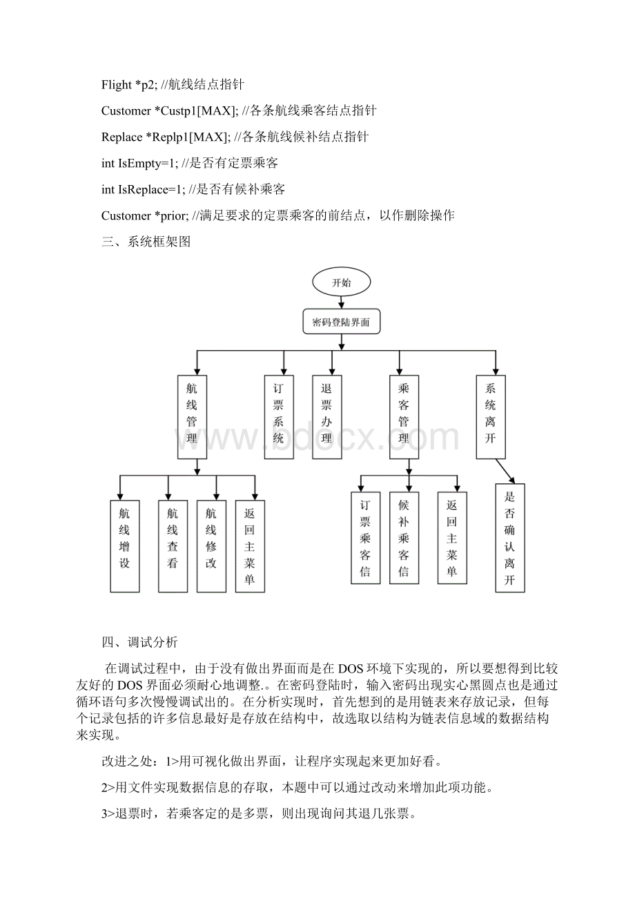 面向对象课程设计《民航订票系统》.docx_第3页