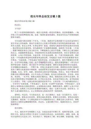 校长年终总结发言稿3篇.docx