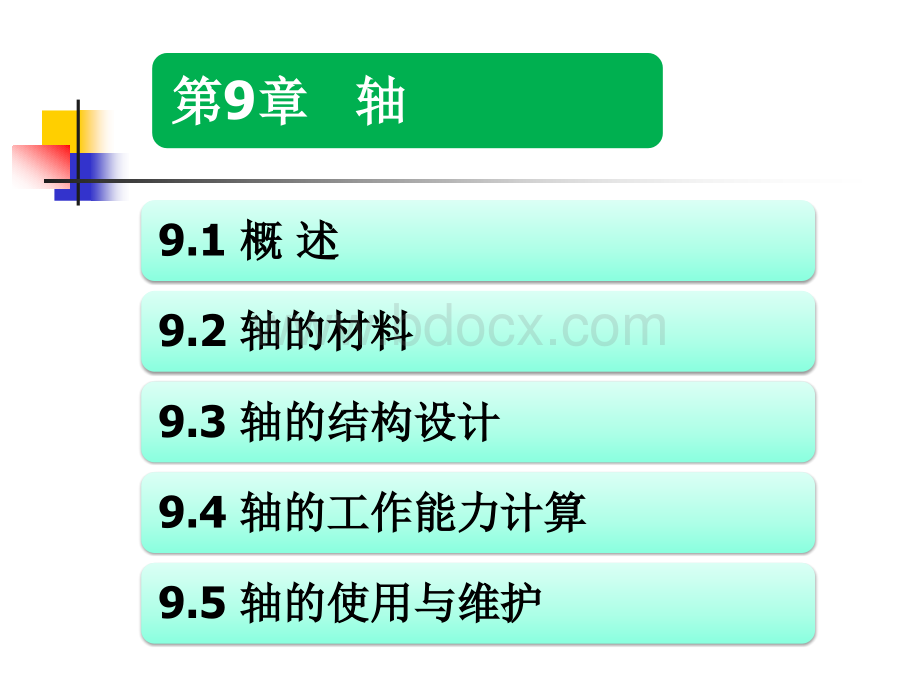 轴和联轴器的结构与工作原理PPT文档格式.ppt_第1页