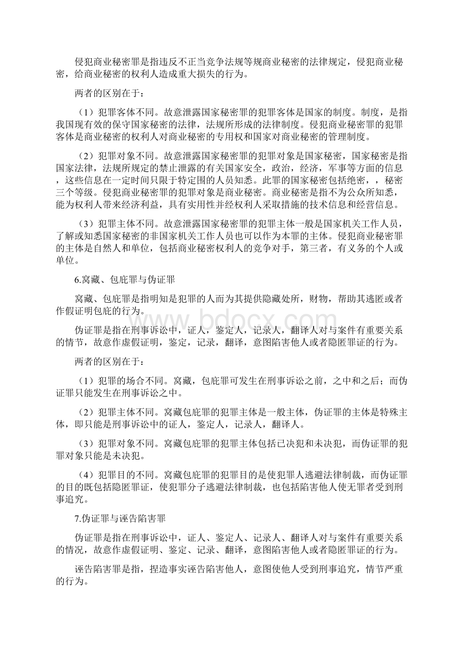 刑法分则重要罪名比较Word下载.docx_第3页