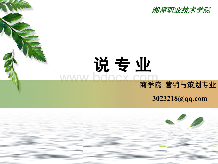 营销与策划说专业(10分钟).ppt_第1页