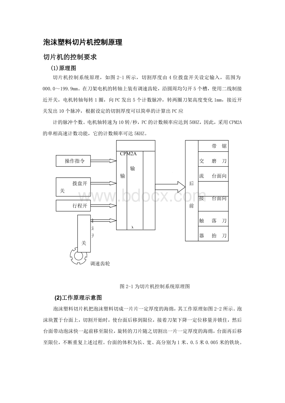 机电控制与可编程序控制器课程设计.doc_第2页