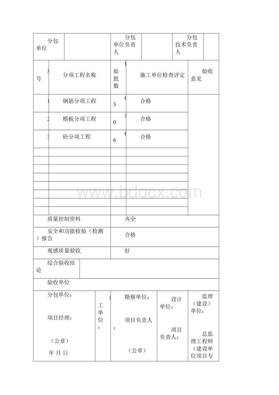 新工程质量验收记录填写样表及分部分项工程的划分文档格式.docx_第3页