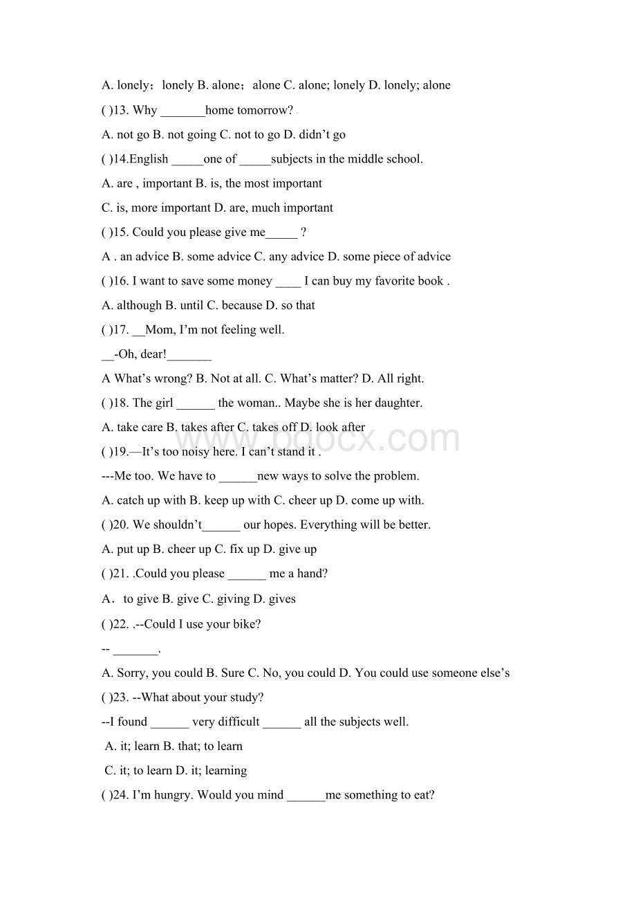 八年级英语下学期期中联考试题 人教新目标版 IWord文档格式.docx_第2页