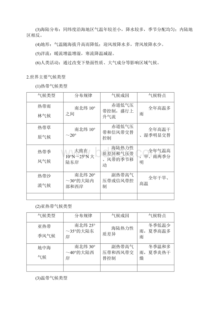 河北衡水中学届高考地理专题复习第二单元 第9讲全球气候变化与世界气候.docx_第3页