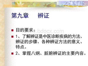 中医学基础8(辨证).ppt