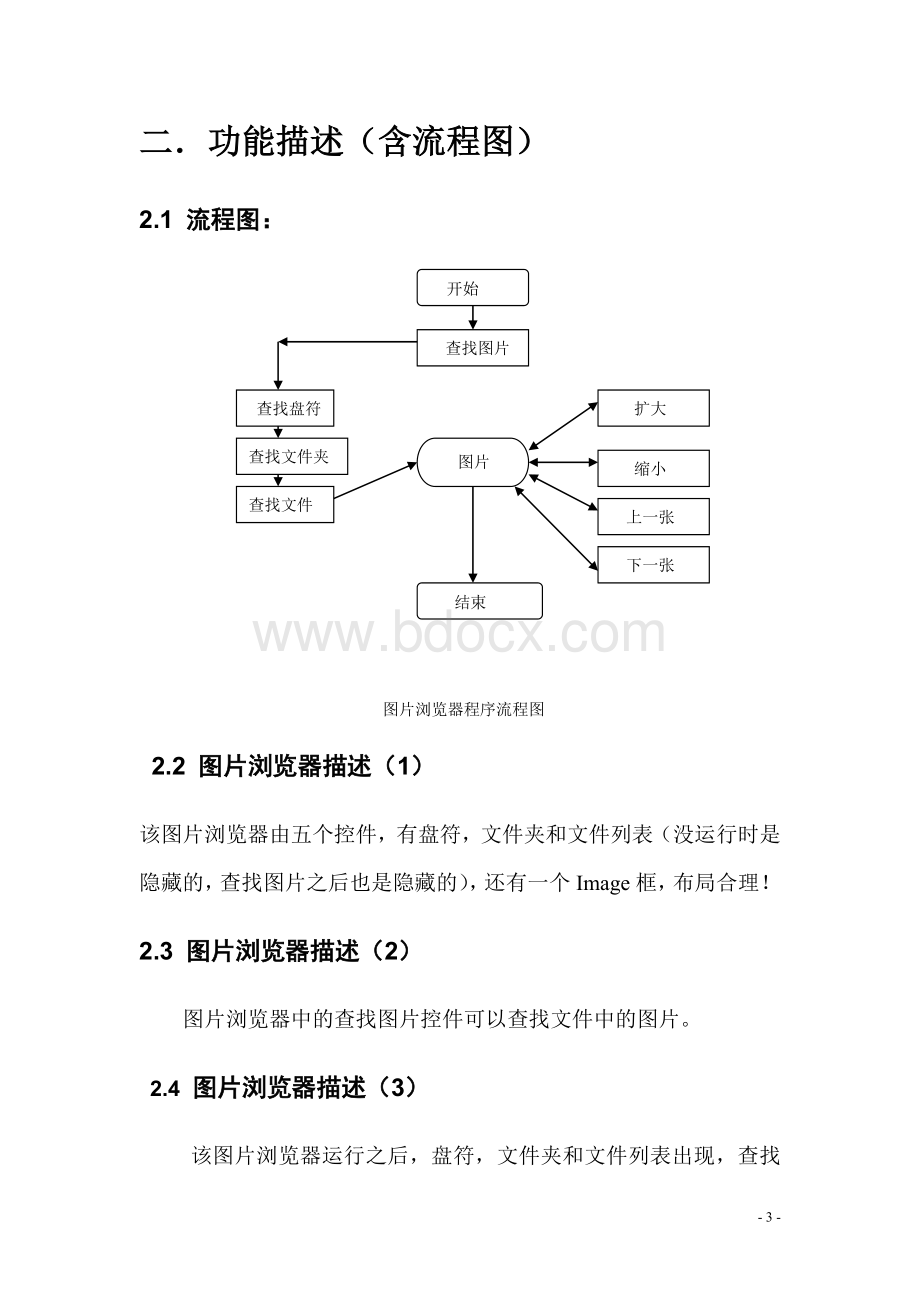 VB课程设计实验报告---图片浏览器.doc_第3页