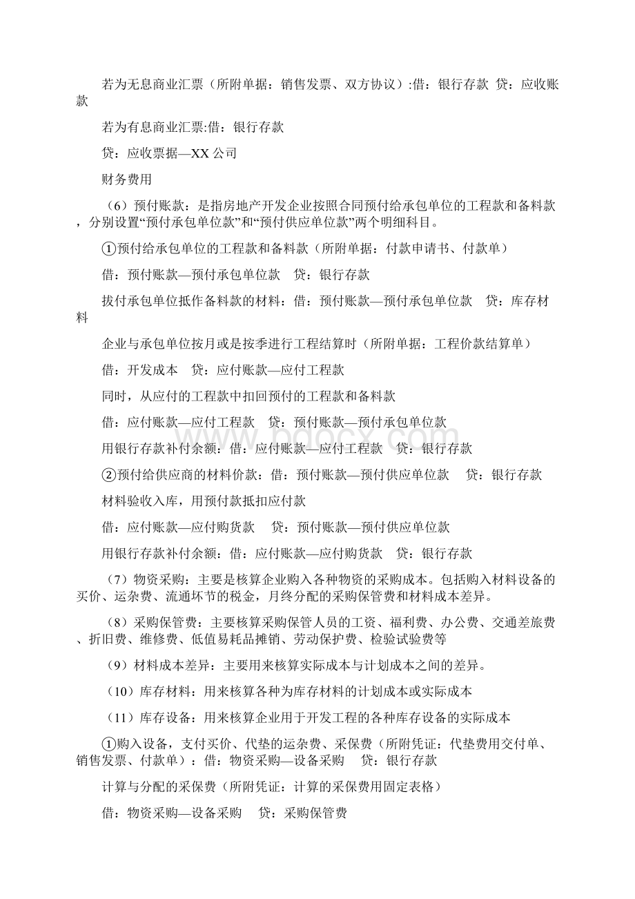 房地产会计处理及会计分录大全.docx_第3页