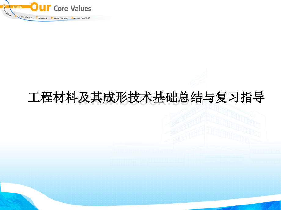 贵州大学工程材料及其成形技术基础总结与复习指导PPT文件格式下载.ppt_第1页