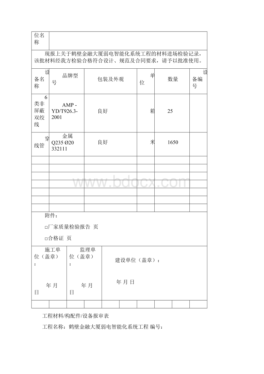 设备材料进场报验单.docx_第2页