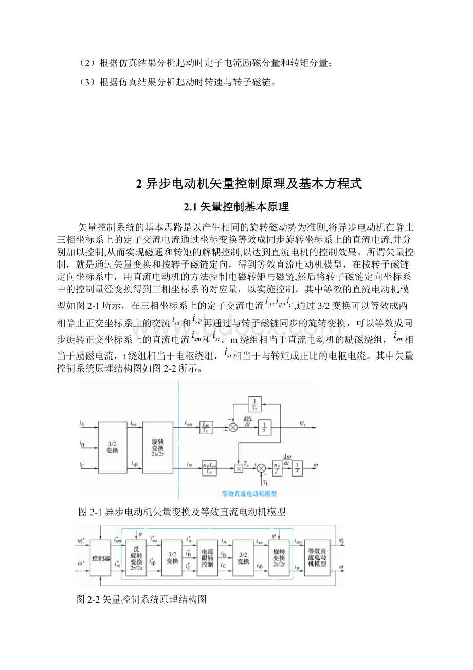 矢量控制系统仿真课程设计Word下载.docx_第2页