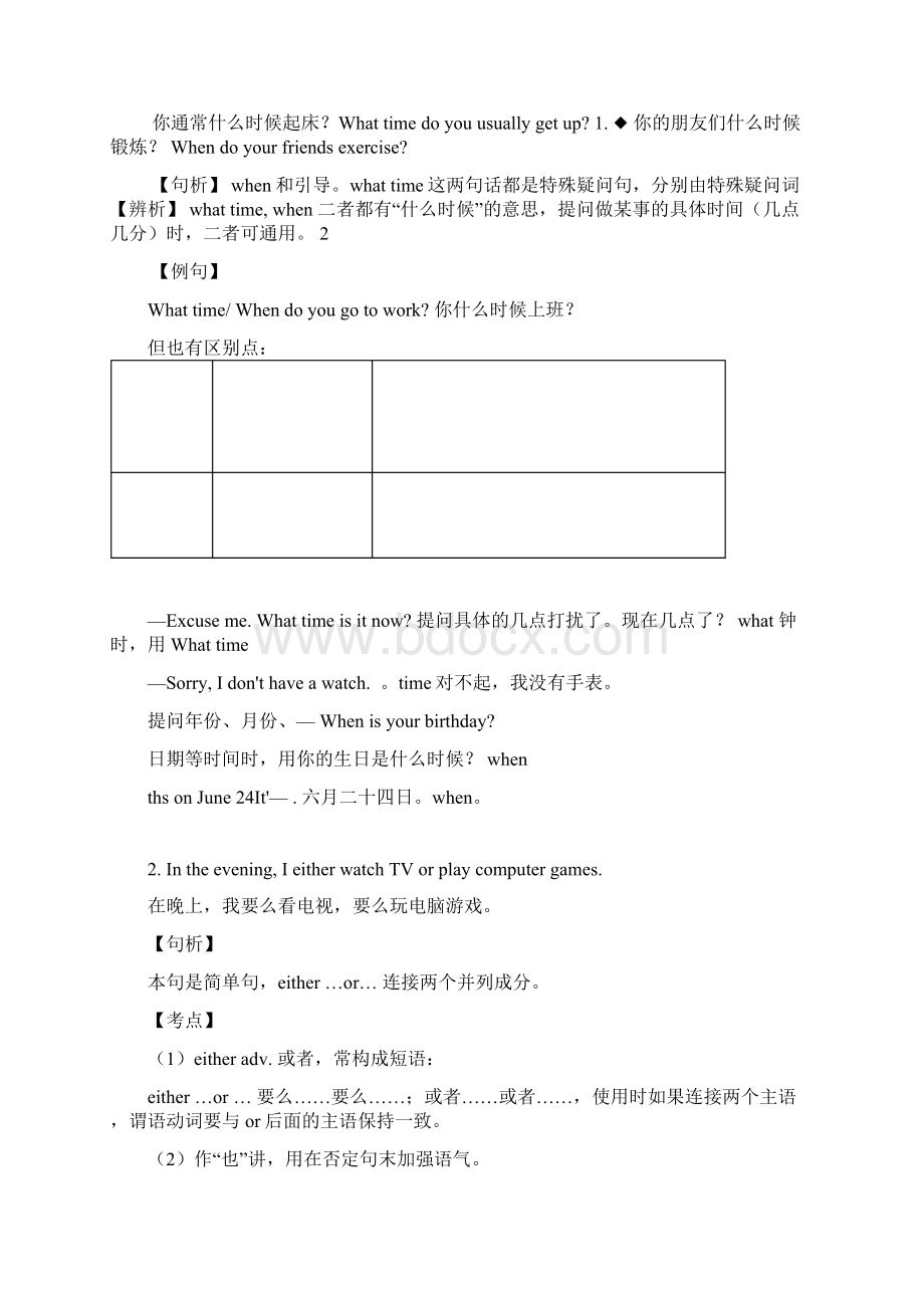 最新人教版七年级下册英语所有必考单词词组语法总结Word文档下载推荐.docx_第3页