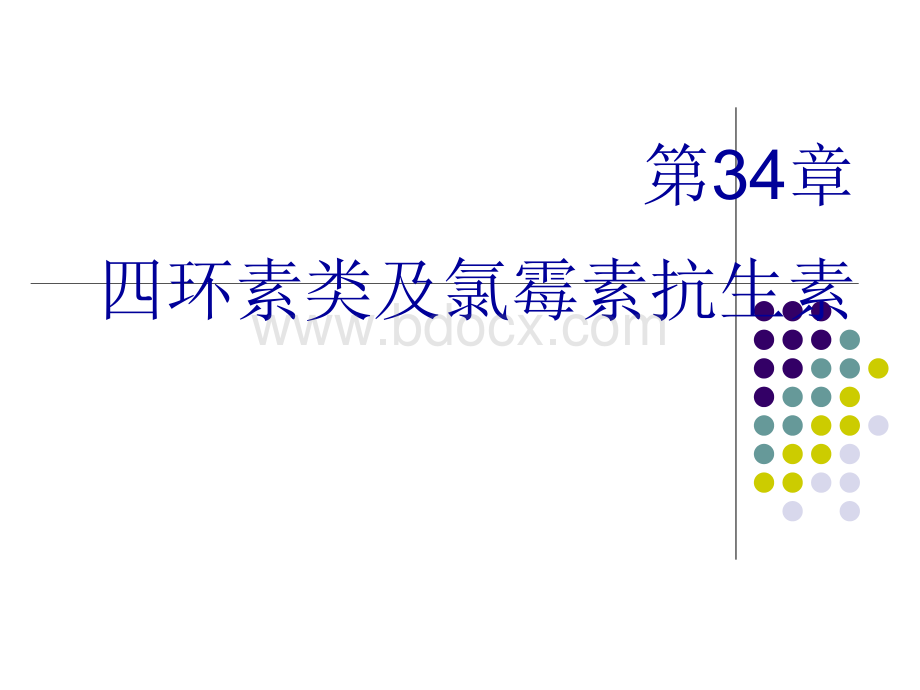 第34章四环素氯霉素优质PPT.ppt