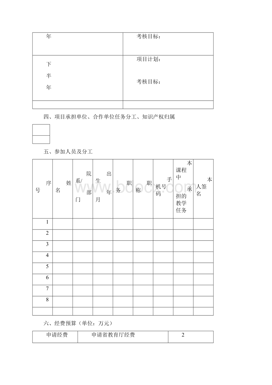 河北省研究生课程思政示范课程建设项目任务书模板.docx_第2页