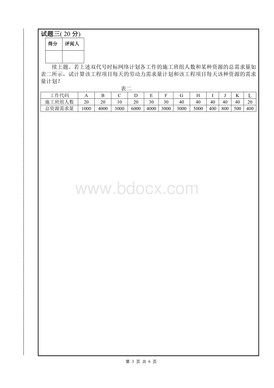 工程项目管理学考试(B)试卷.doc_第3页