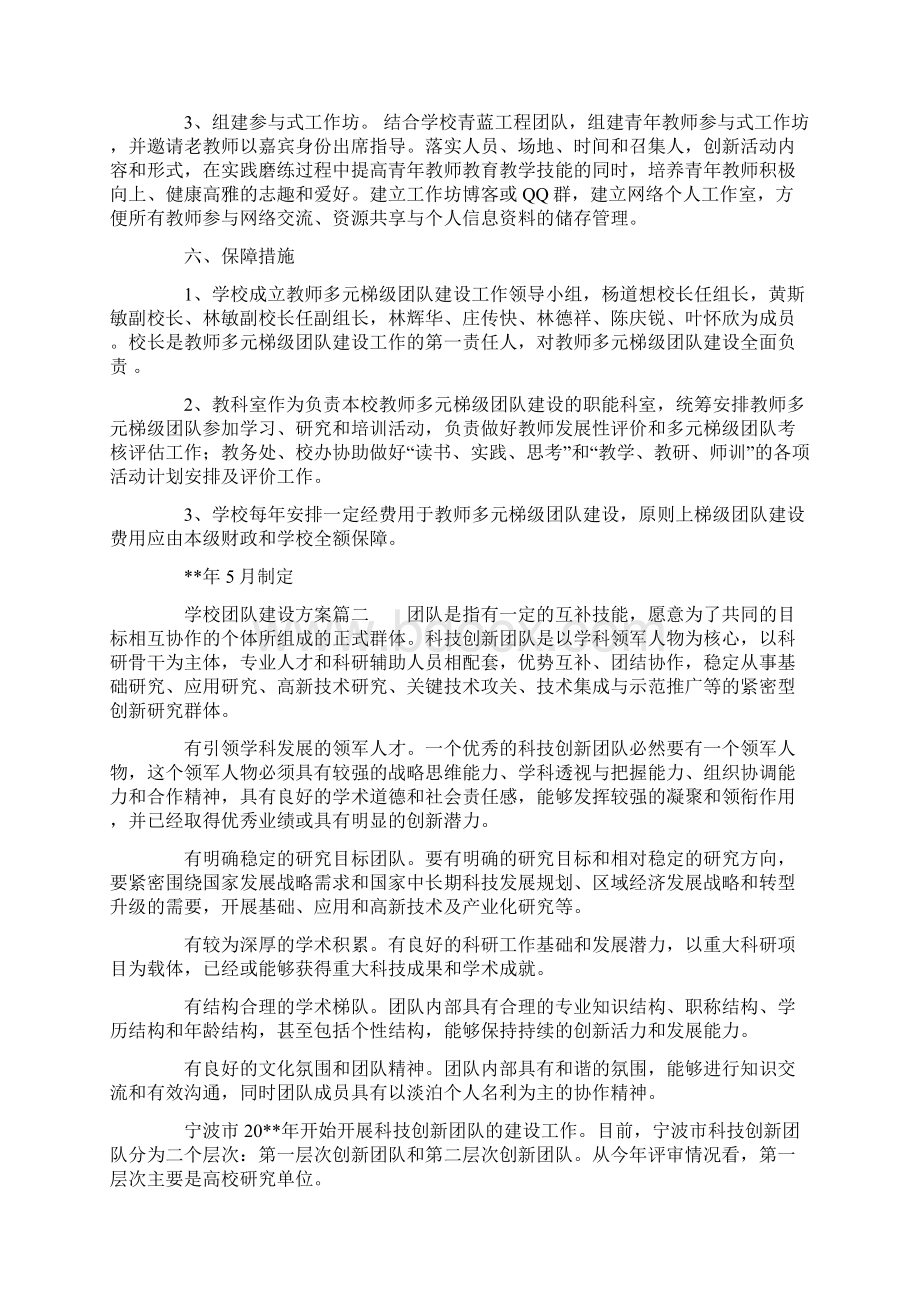 学校团队建设方案.docx_第3页